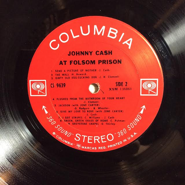 At Folsom Prison (VINYL) | Very Good Plus (VG+) Very Good Plus (VG+) - COUNTRY / USED *VERY GOOD+*
