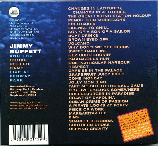 Live At Fenway Park (3xCD) | Very Good Plus (VG+) Excellent (EX) - COUNTRY / USED *VERY GOOD+*