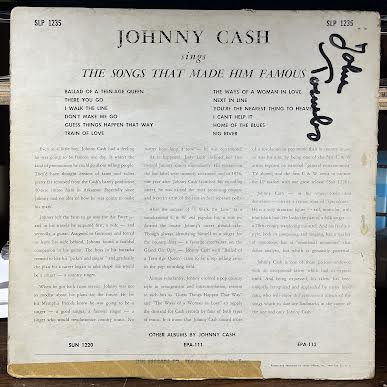 Sings The Songs That Made Him Famous (VINYL) | Very Good (VG) Good Plus (G+) - COUNTRY / USED *VERY GOOD*