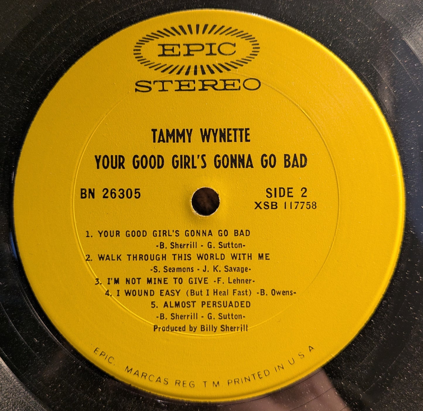 Your Good Girl's Gonna Go Bad (VINYL) | Very Good (VG) Excellent+ (EX+) - COUNTRY / USED *VERY GOOD*