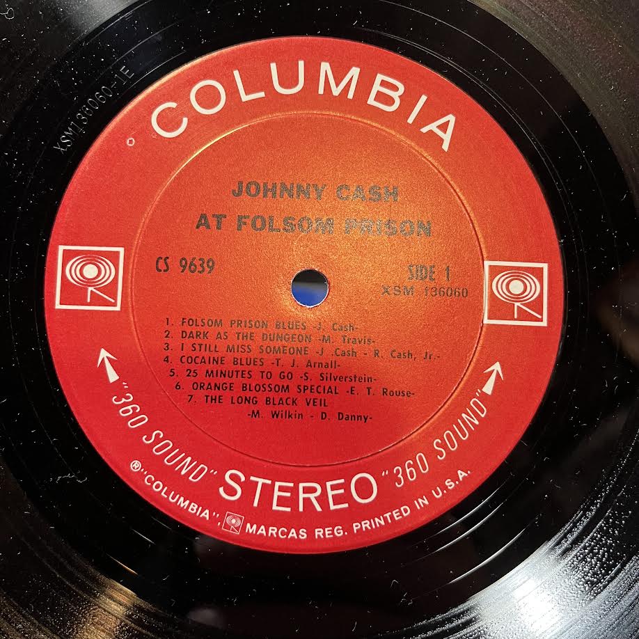 At Folsom Prison (VINYL) | - COUNTRY / USED *VERY GOOD*