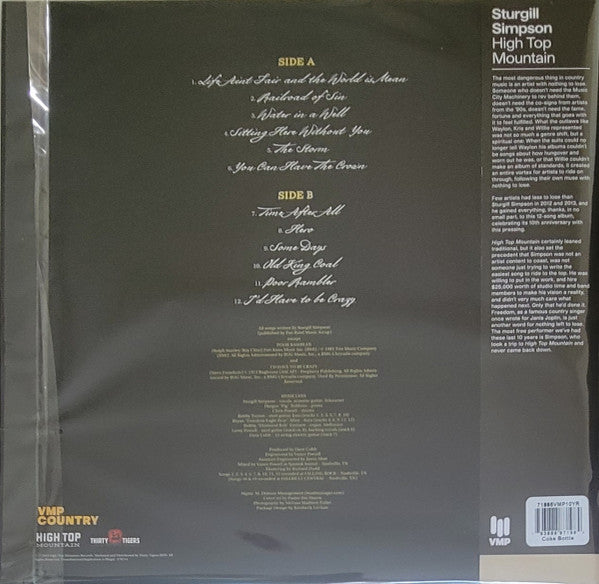 High Top Mountain: 10th Anniversary (COKE BOTTLE CLEAR VINYL) | Mint (M) Mint (M) - COUNTRY *SEALED/COLOR*