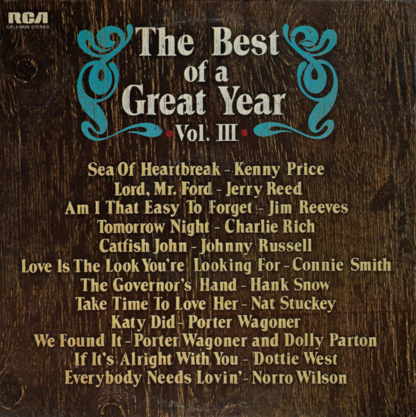 The Best Of A Great Year Vol. III *SEALED* | Mint (M) Near Mint (NM)
