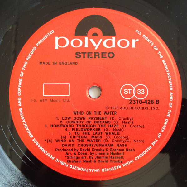 Wind On The Water | Near Mint (NM) Near Mint (NM) - FOLK / USED *NEAR MINT*