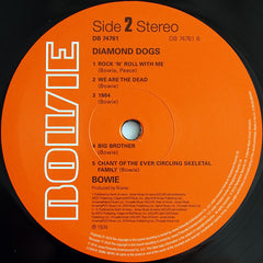 David Bowie Diamond Dogs Parlophone, Parlophone LP, Album, RE, RM, 180 Mint (M) Mint (M)