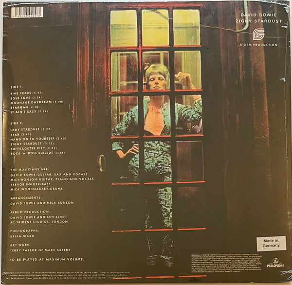 The Rise And Fall Of Ziggy Stardust And The Spiders From Mars | Mint (M) Mint (M)
