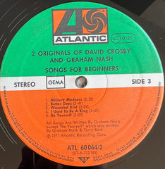 David Crosby / Graham Nash 2 Originals Of David Crosby & Graham Nash Atlantic 2xLP, Comp, Gat Near Mint (NM or M-) Near Mint (NM or M-)