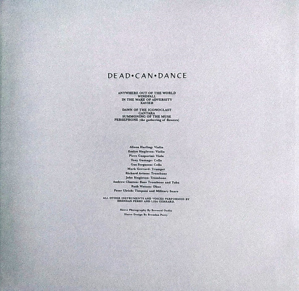 Dead Can Dance Within The Realm Of A Dying Sun 4AD LP, Album, RE, RM, RP Mint (M) Mint (M)