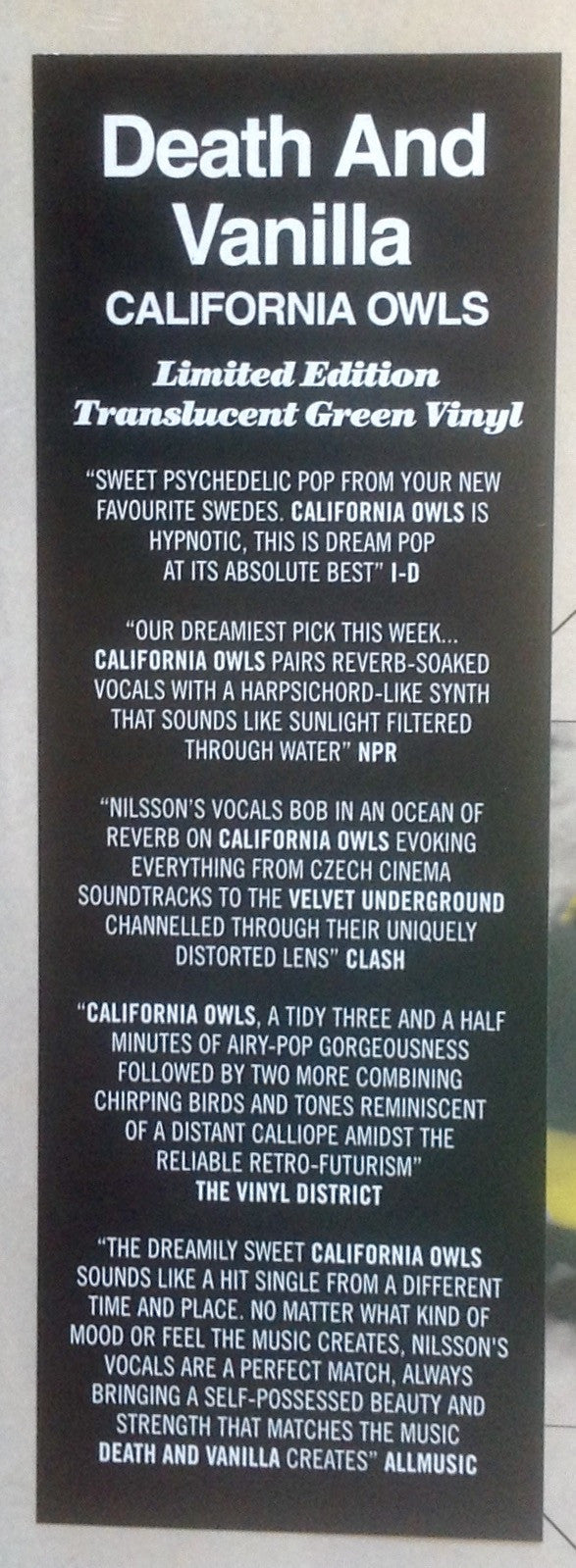 California Owls | Mint (M) Mint (M) - ALT/INDIE *COLOR*