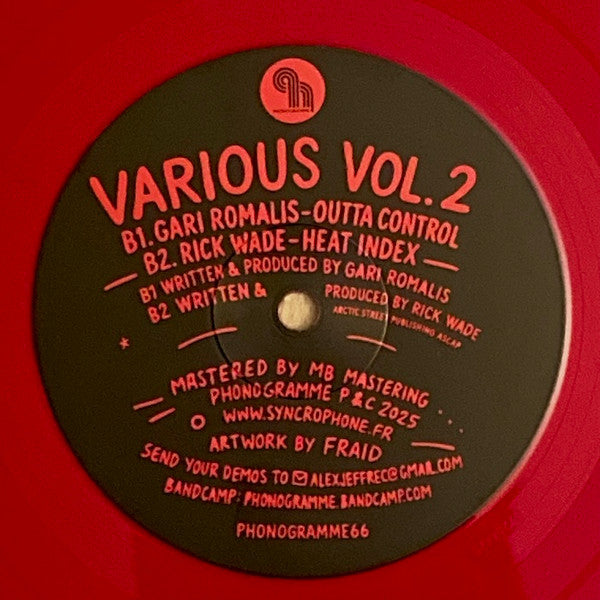 Various Vol.2 (PINK VINYL) | Mint (M) Mint (M) - DEEP HOUSE *NEW/COLOR*