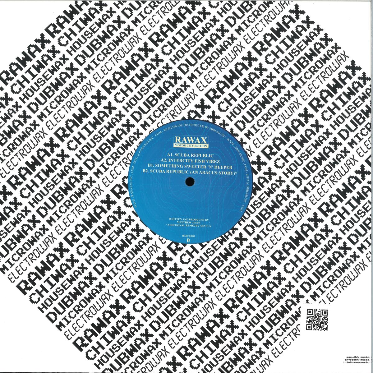 Black Eyes - Ocean Floor Funk (PURPLE VINYL 12" Rawax Motor City Edition) | NEW - DEEP HOUSE *NEW/COLOR*