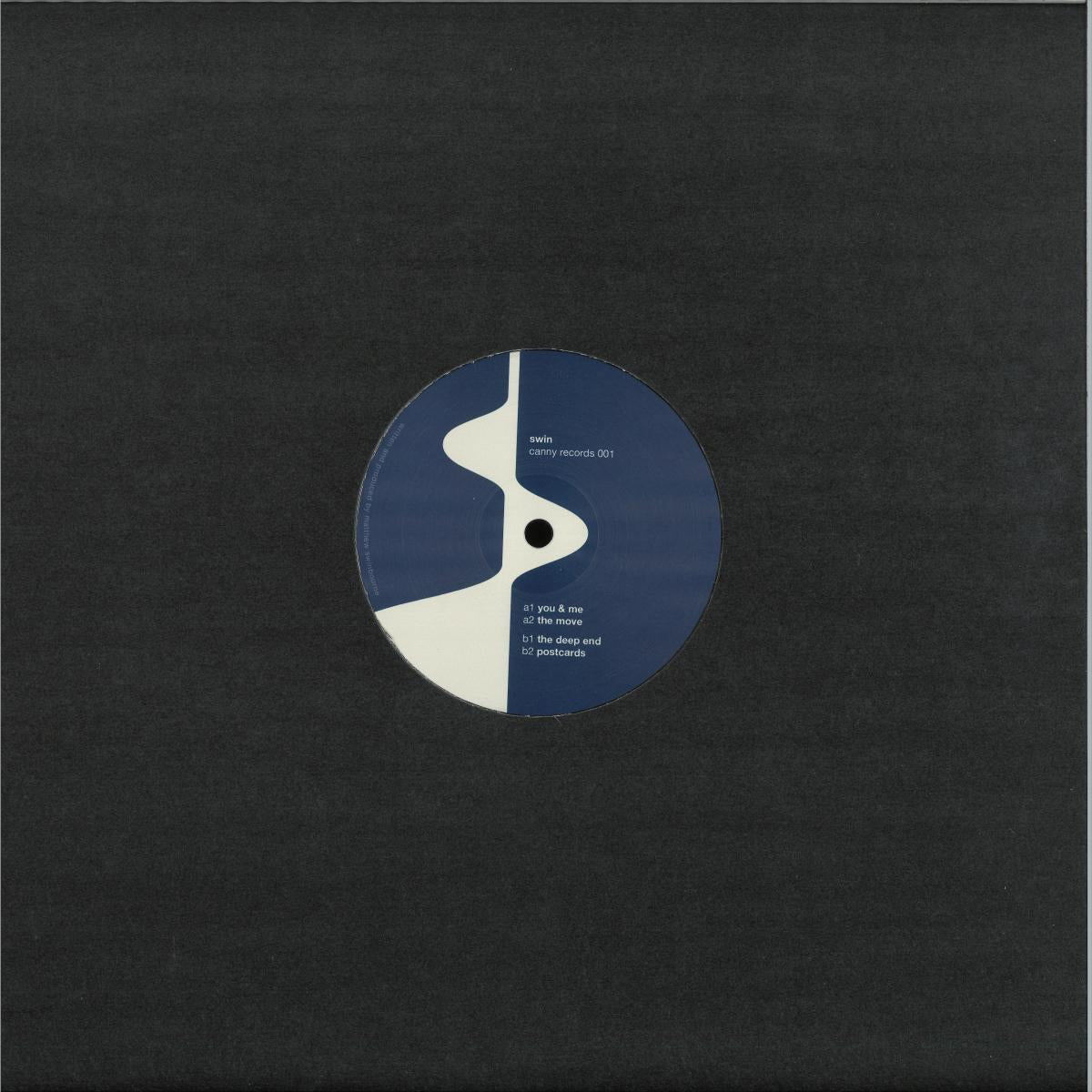Swin - Canny Records 001 (VINYL 12" Canny) | NEW - DEEP HOUSE *NEW*