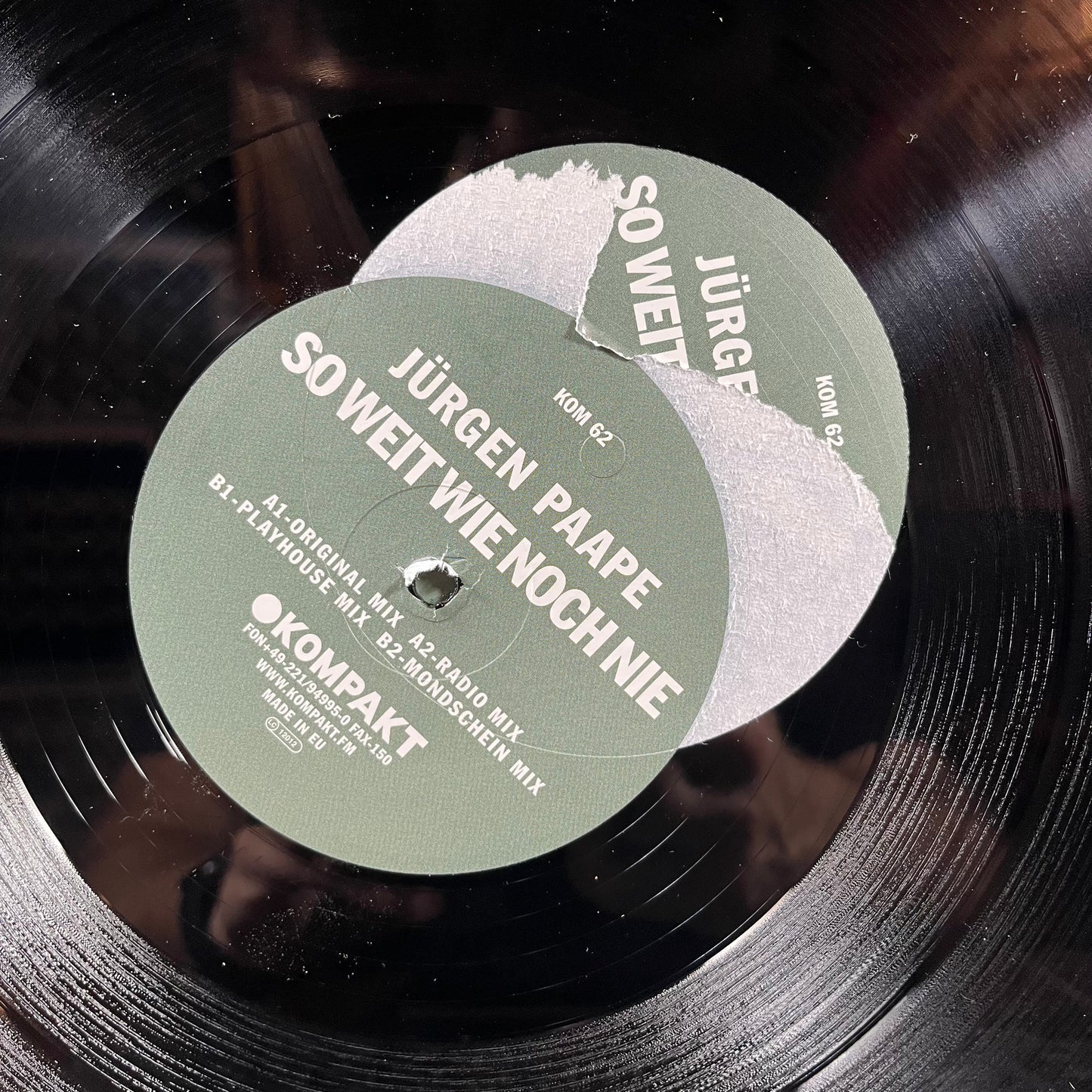 So Weit Wie Noch Nie (VINYL - DAMAGED SEE DESCRIPTION) | Mint (M) Mint (M) - DEEP HOUSE *NEW*