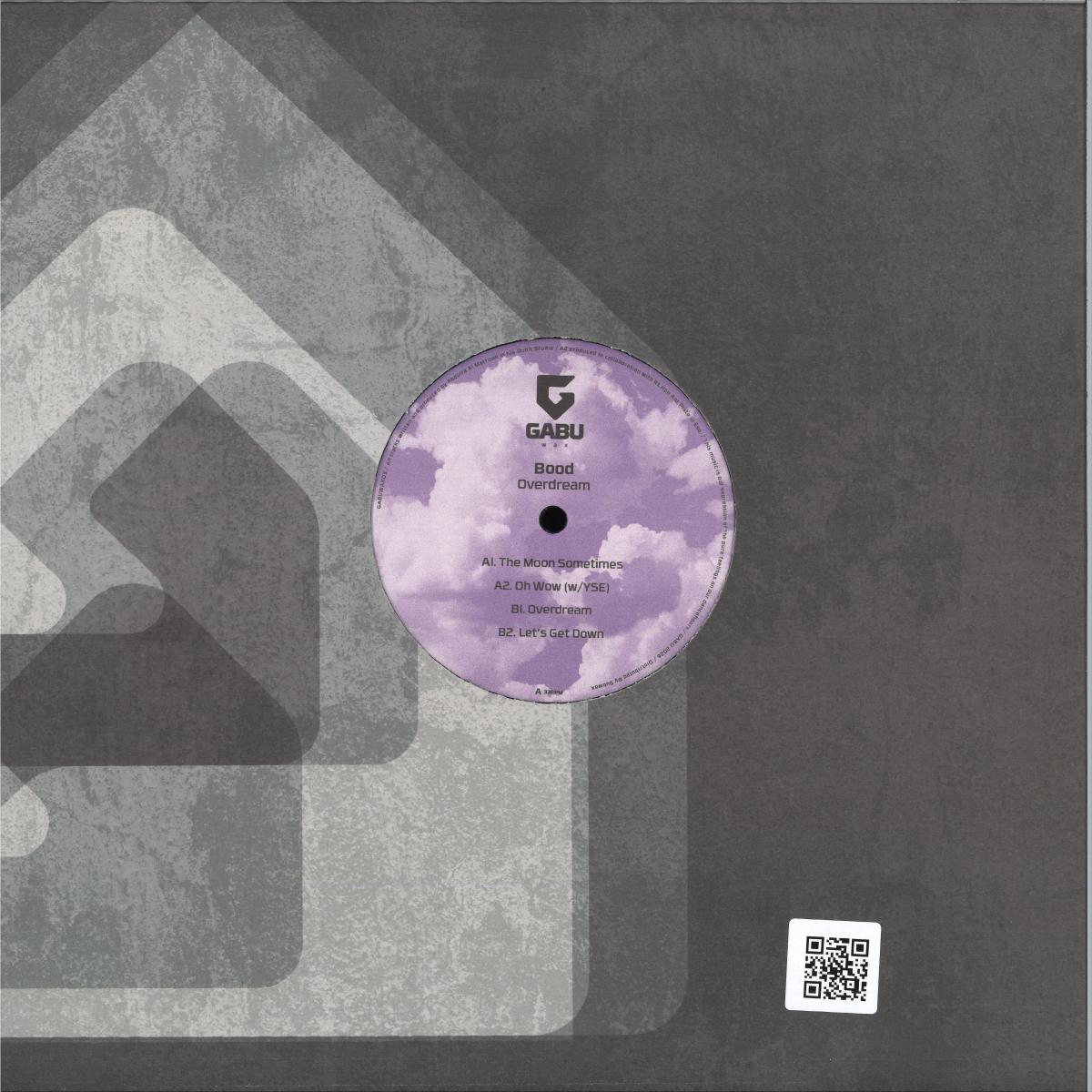 Bood - Overdream (VINYL 12" Gabu) | NEW - DEEP HOUSE *NEW*