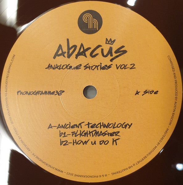 Analogue Stories Vol 2 (COLOR VINYL) | Mint (M) Generic - DEEP HOUSE *NEW*