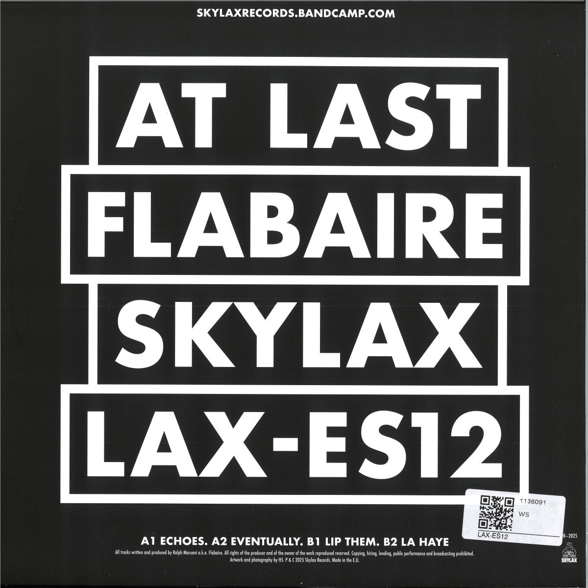 Flabaire - At Last (VINYL 12" Skylax) | NEW - DEEP HOUSE *NEW*