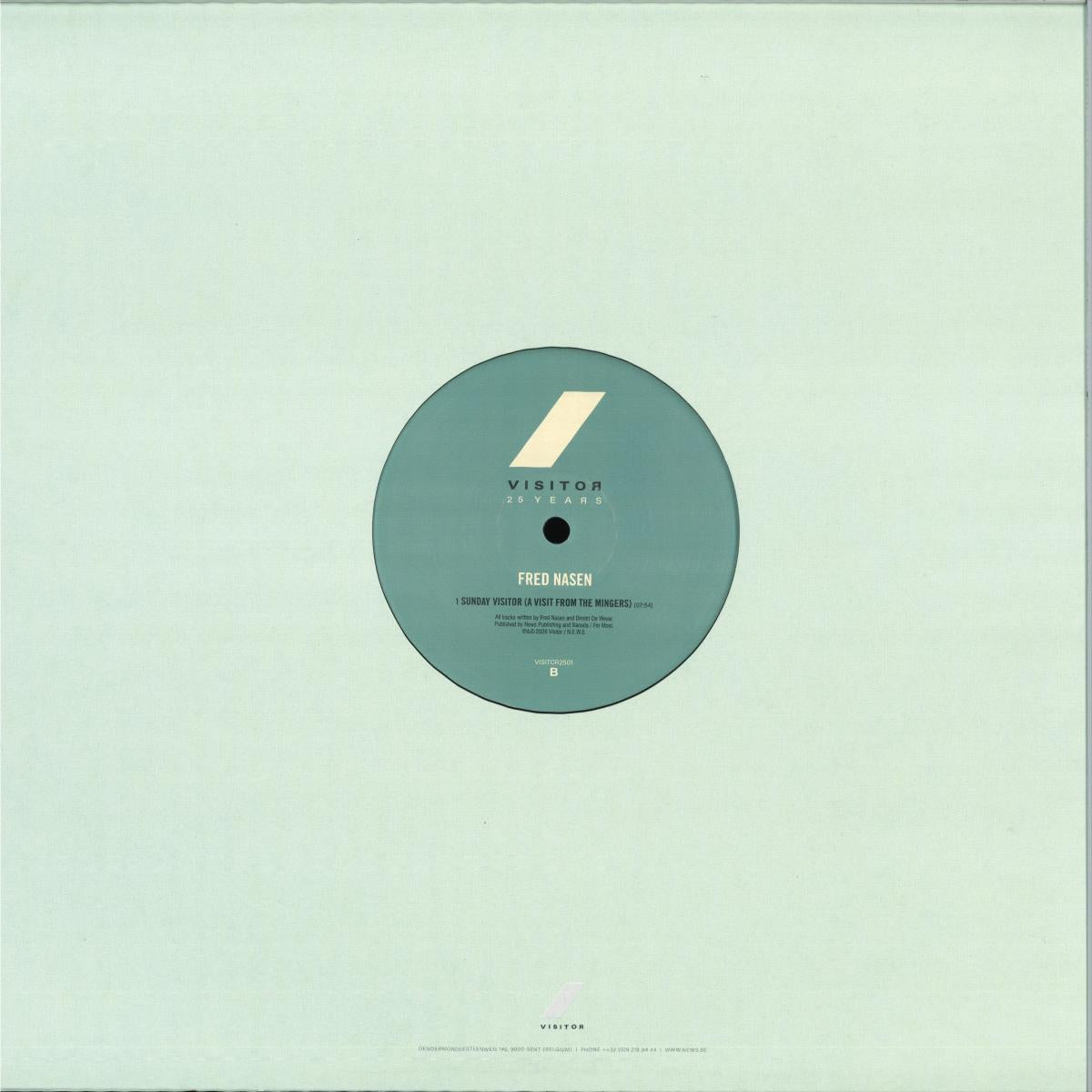Fred Nasen - 25 Years Visitor (Part 1) (VINYL 12" Visitor) | NEW - DEEP HOUSE *NEW*