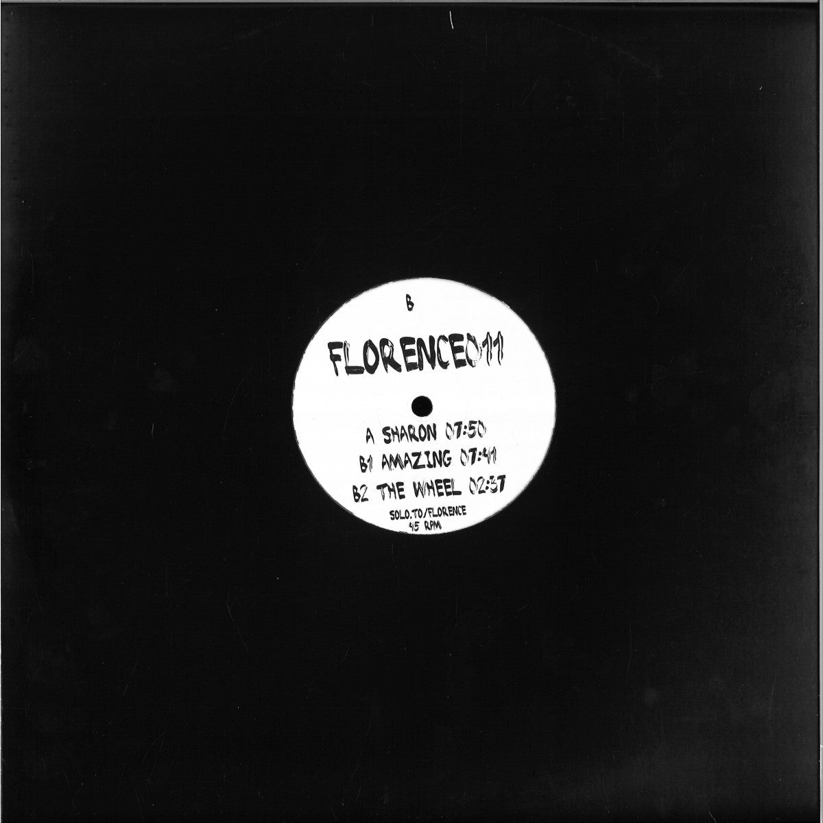 Unknown Artist - Sharon / Amazing / The Wheel (VINYL 12" Florence FLORENCE011) | NEW Mint (M) Generic - DEEP HOUSE *NEW*