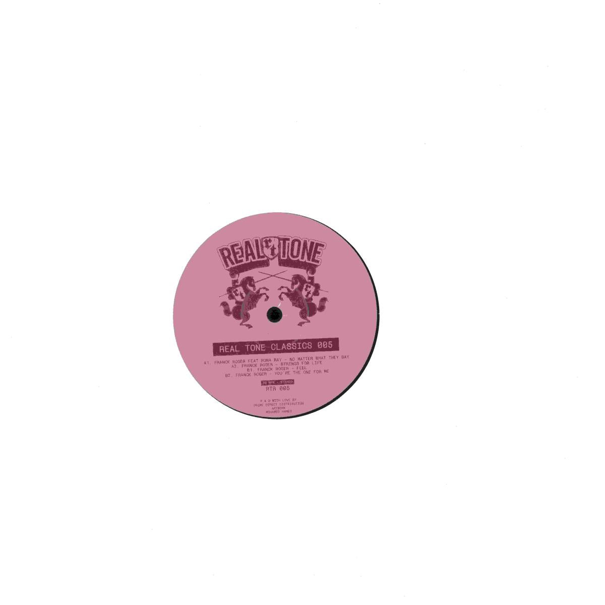 Franck Roger - Real Tone Classics 005 (VINYL 12" Real Tone) | NEW - DEEP HOUSE *NEW*