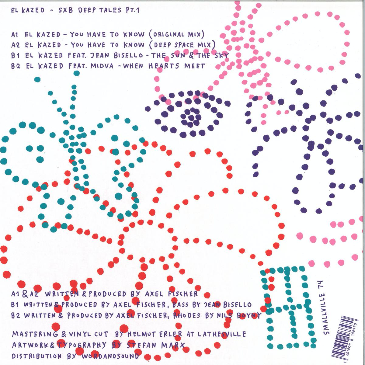 El Kazed - (PRESALE) SXB Deep Tales Pt. 1 (VINYL) | Mint (M) Mint (M) - DEEP HOUSE *NEW*