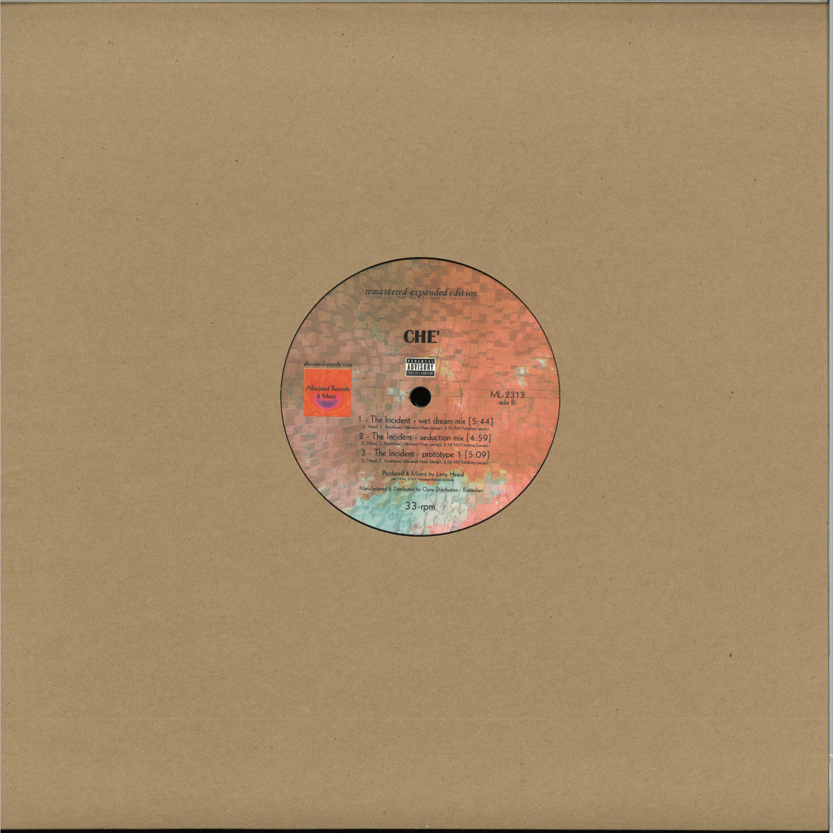 Ché - (PRESALE TBD) The Incident (VINYL 12" Alleviated) | NEW - DEEP HOUSE *NEW*