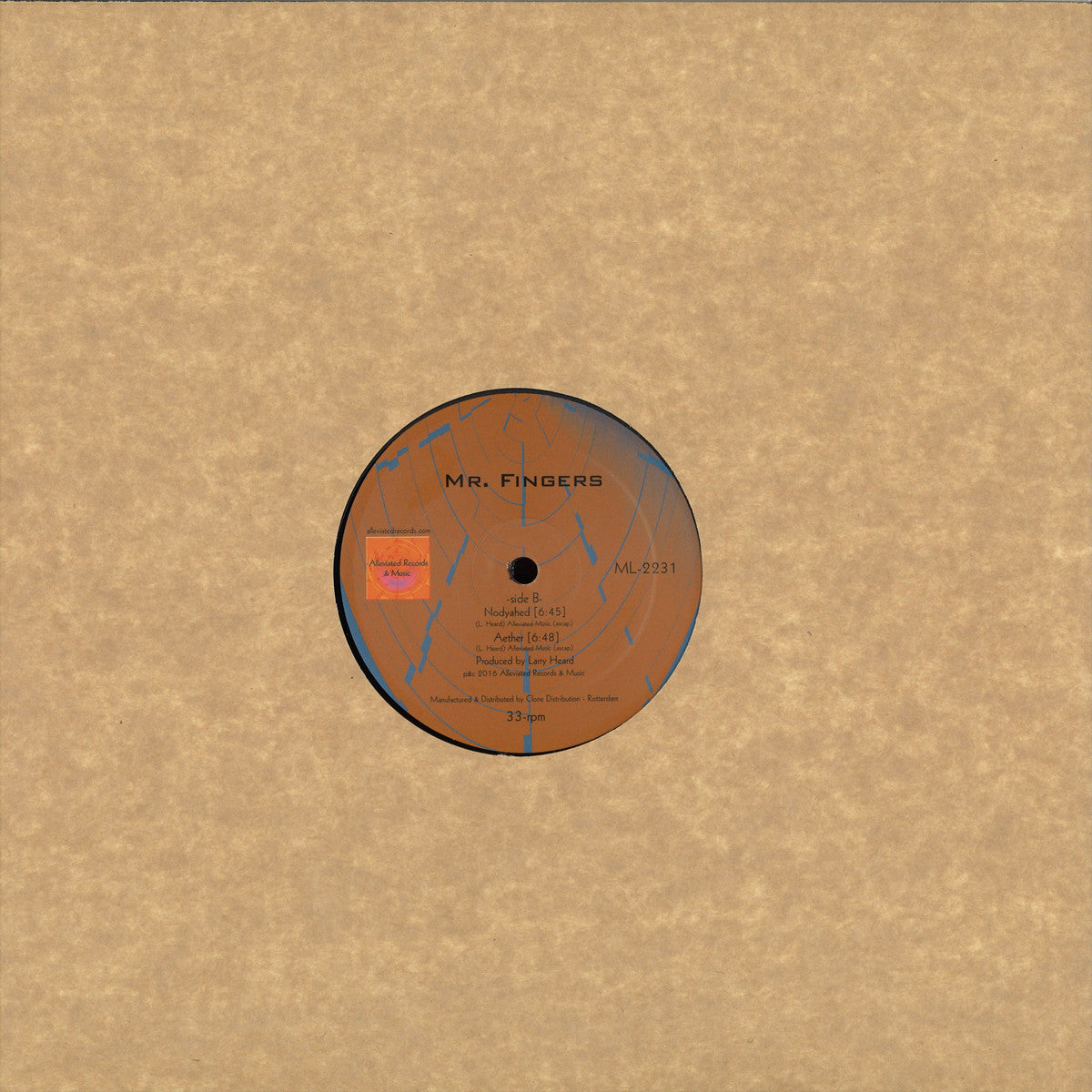 Mr. Fingers - (PRESALE 11/16/26) Outer Acid (VINYL 12" Alleviated) | NEW - DEEP HOUSE *NEW*
