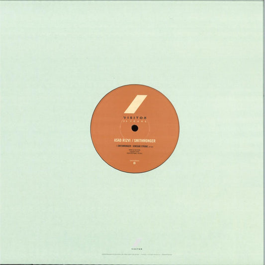 Asad Rizvi / Smithmonger - 25 Years Visitor (Part 2) (VINYL 12" Visitor) | NEW - DEEP HOUSE *NEW*