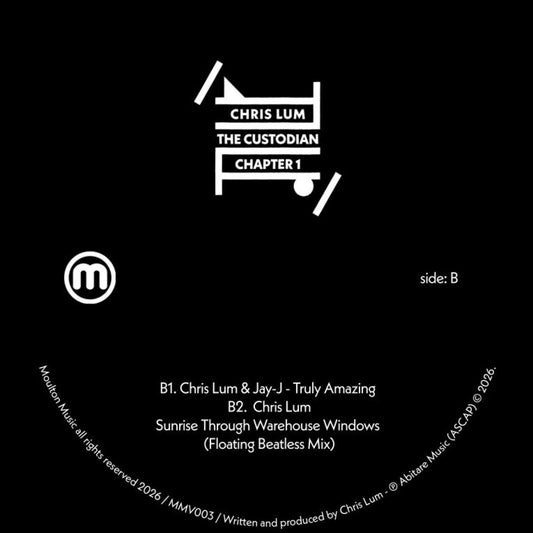 Chris Lum - (PRESALE TBD) The Custodian Chapter 1 (VINYL 12" Moulton Music) | NEW - DEEP HOUSE *NEW*