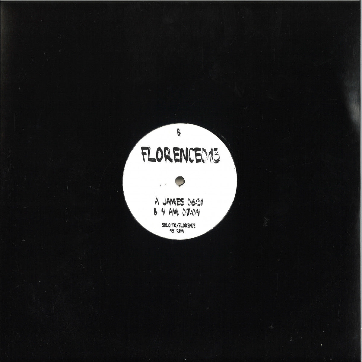 Unknown Artist - FLORENCE013 (VINYL 12" Florence) | NEW Mint (M) Generic - DEEP HOUSE *NEW*