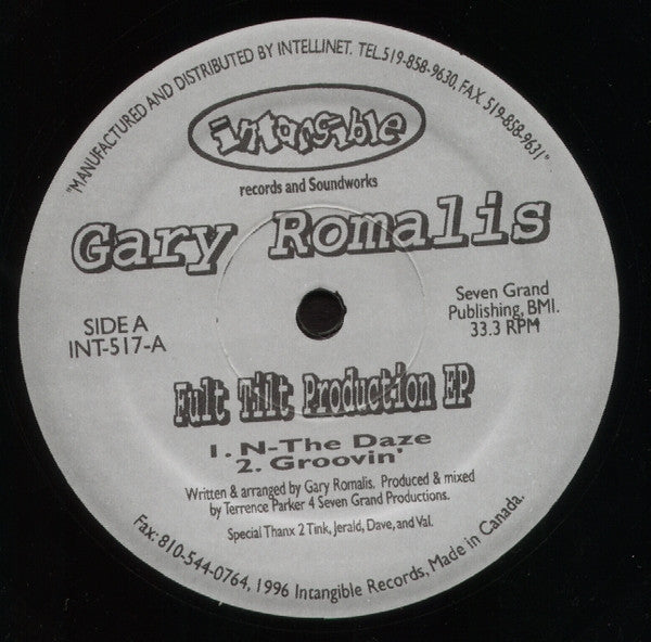 Fult Tilt Production E.P. (VINYL) | Excellent+ (EX+) Generic - DEEP HOUSE / USED *EXCELLENT+*