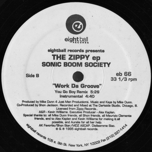 The Zippy EP | Very Good Plus (VG+) Near Mint (NM) - DEEP HOUSE / USED *VERY GOOD+*