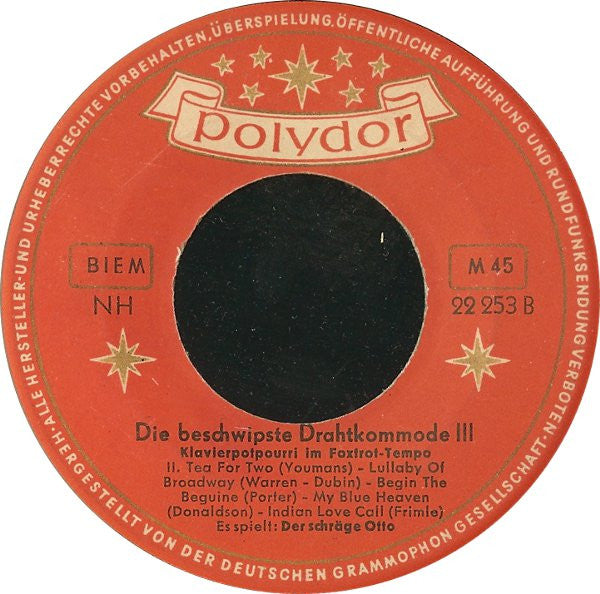 Die Beschwipste Drahtkommode III | Very Good Plus (VG+) Generic
