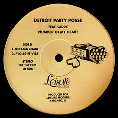 Detroit Party Posse Feat. Daddy (44) Number Of My Heart Leisure Records (7) 12" Mint (M) Generic
