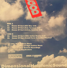 DHS The House Of God Groovin Recordings 12", RE Mint (M) Mint (M)