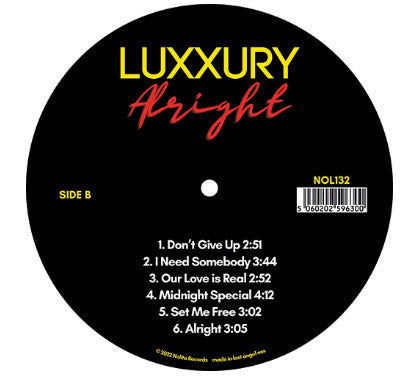 Alright (RED VINYL) | Mint (M) Mint (M) - DISCO/HOUSE *NEW/COLOR*