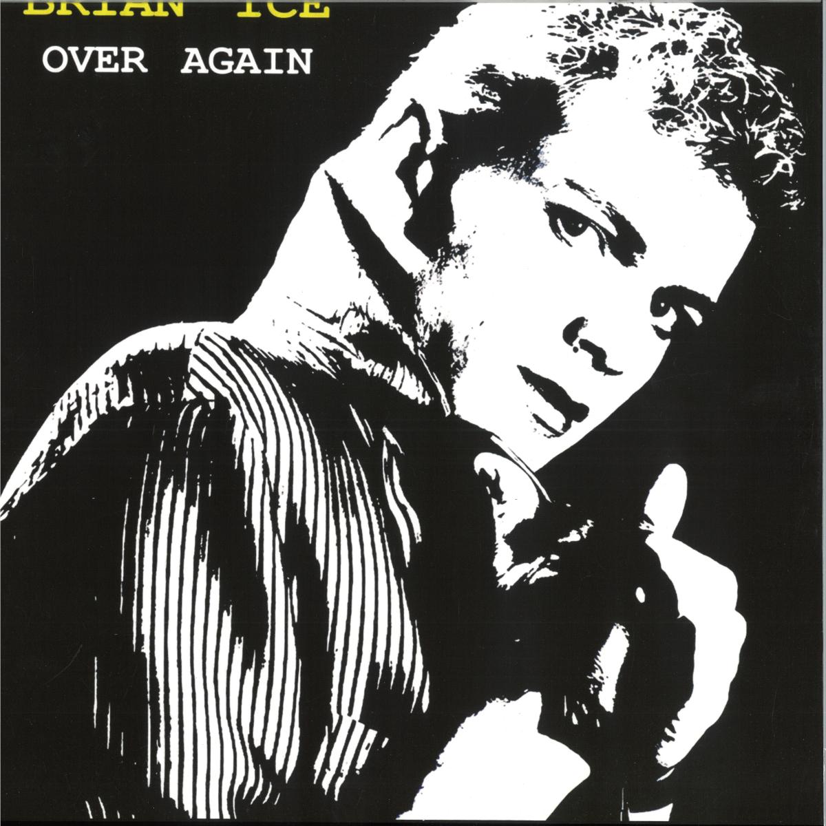 Brian Ice - Over Again + Walking Away (RED VINYL 12" Blanco Y Negro) | NEW - DISCO *NEW/COLO*
