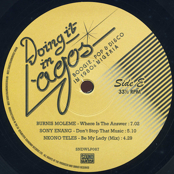Doing It In Lagos (Boogie, Pop & Disco In 1980s Nigeria) (3LP) | Mint (M) Excellent (EX)