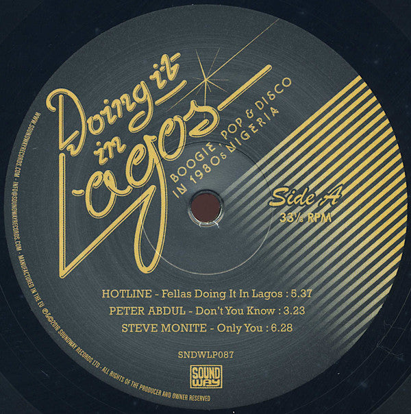 Doing It In Lagos (Boogie, Pop & Disco In 1980s Nigeria) (3LP) | Mint (M) Excellent (EX)