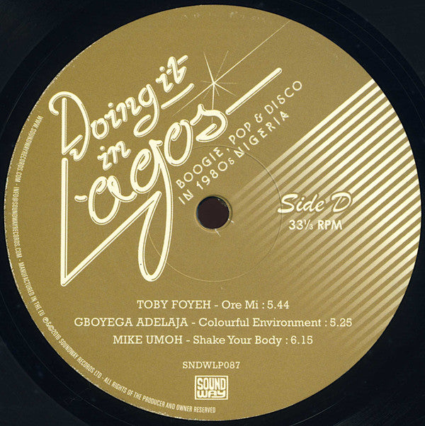 Doing It In Lagos (Boogie, Pop & Disco In 1980s Nigeria) (3LP) | Mint (M) Excellent (EX)