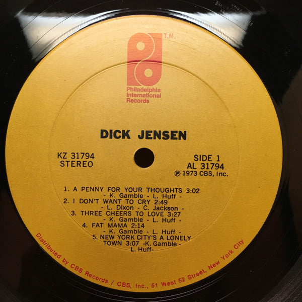 Dick Jensen (VINYL) | Excellent+ (EX+) Excellent+ (EX+) - DISCO / USED *EXCELLENT+*