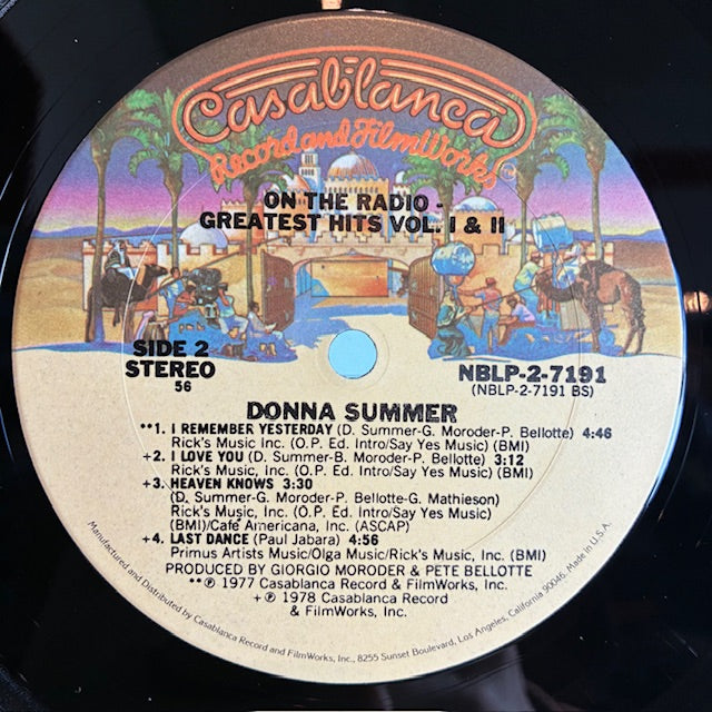 On The Radio: Greatest Hits Vol. 1 & 2 (2xVINYL) | Excellent (EX) Excellent+ (EX+) - DISCO / USED *EXCELLENT*