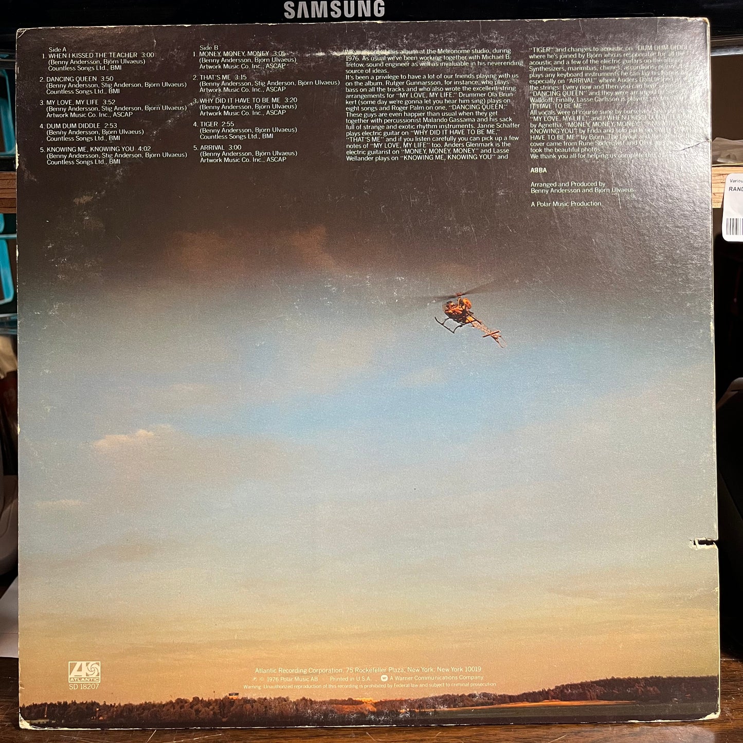 Arrival (VINYL) | Near Mint- (NM-) Very Good Plus (VG+) - DISCO / USED *NEAR MINT-*
