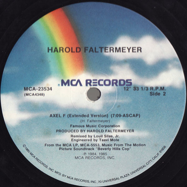 New Attitude / Axel F (VINYL) | Near Mint (NM or M-) Near Mint (NM or M-) - DISCO / USED *NEAR MINT*