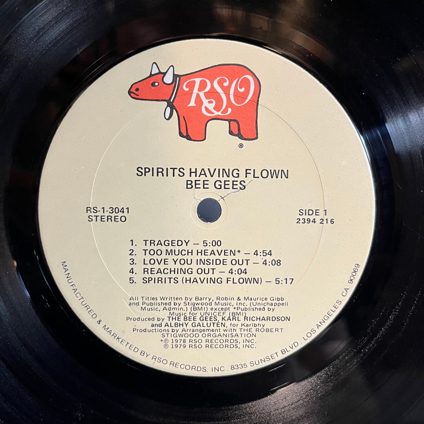 Spirits Having Flown (VINYL) | Near Mint (NM) Very Good Plus Plus (VG++) - DISCO / USED *NEAR MINT*