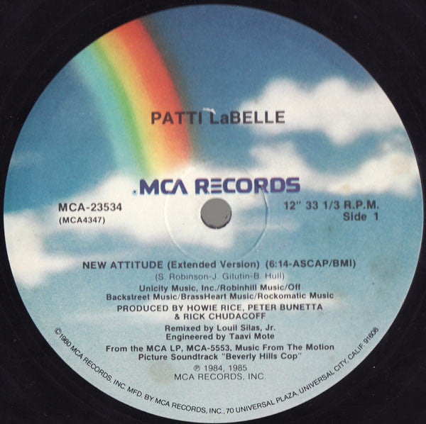 New Attitude / Axel F (VINYL) | Near Mint (NM or M-) Near Mint (NM or M-) - DISCO / USED *NEAR MINT*