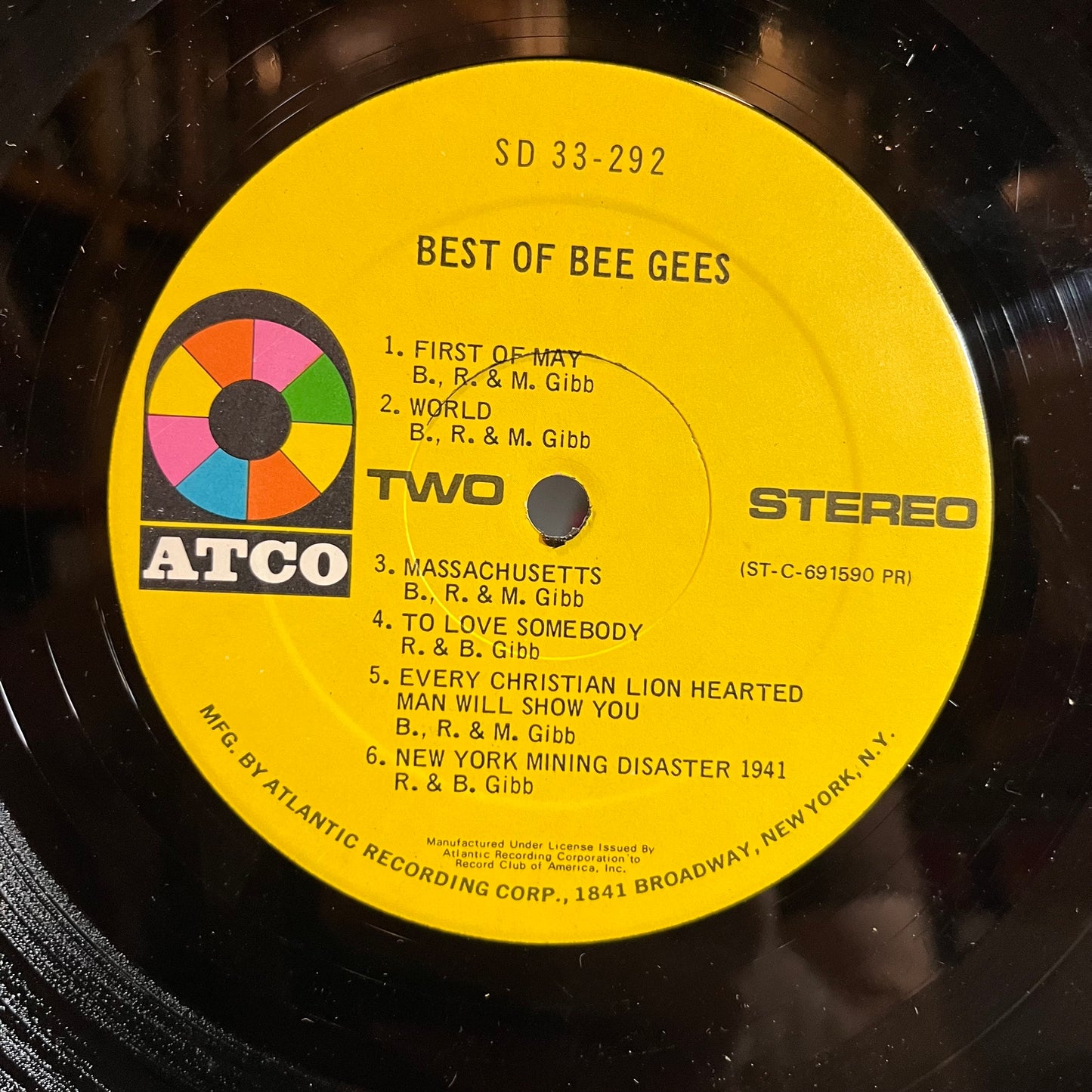 Best Of Bee Gees (VINYL) | Very Good Plus (VG+) Very Good Plus Plus (VG++) - DISCO / USED *VERY GOOD+*