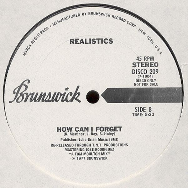 Tony Valor Sounds Orchestra - Ma-Mo-Ah (Take II) / How Can I Forget | Very Good (VG) Generic - DISCO / USED *VERY GOOD*