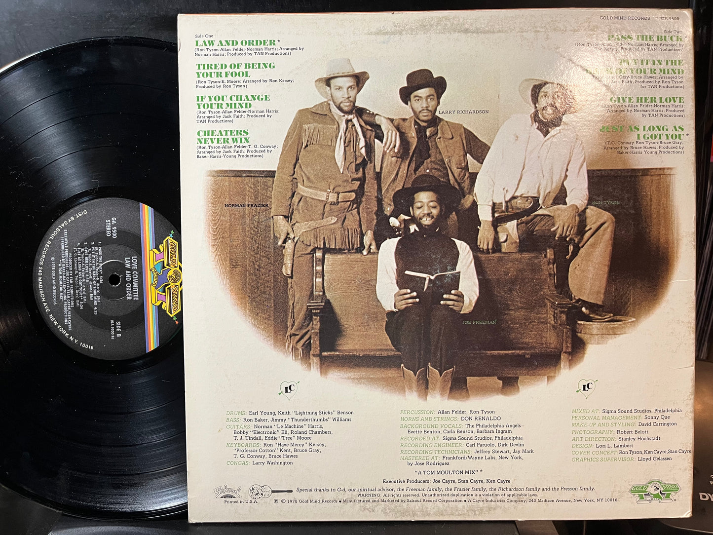 Love Committee - Law And Order (VINYL LP) | Near Mint (NM or M-) Excellent (EX) - DISCO / USED *NEAR MINT*