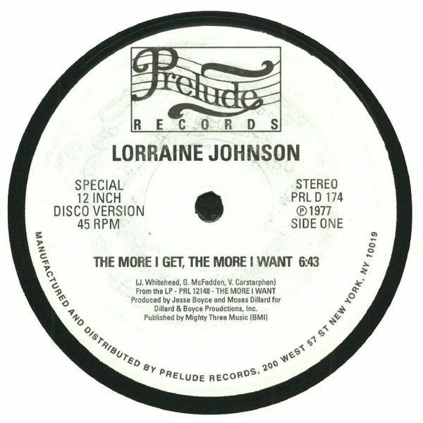 The More I Get, The More I Want (VINYL) | Mint (M) Generic
