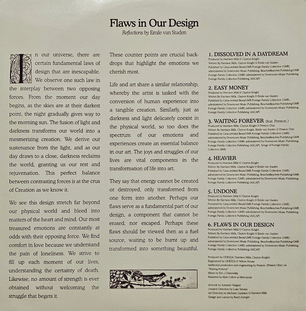 Flaws In Our Design (CLEAR SKY BLUE VINYL) | Mint (M) Mint (M)